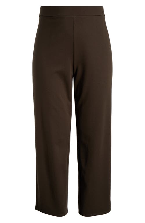 Shop Eileen Fisher Stretch Ankle Straight Leg Pants In Wren