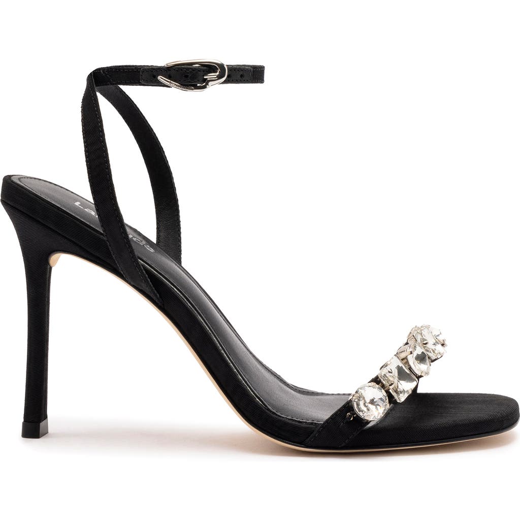 Larroude Calypso Sandal In Black