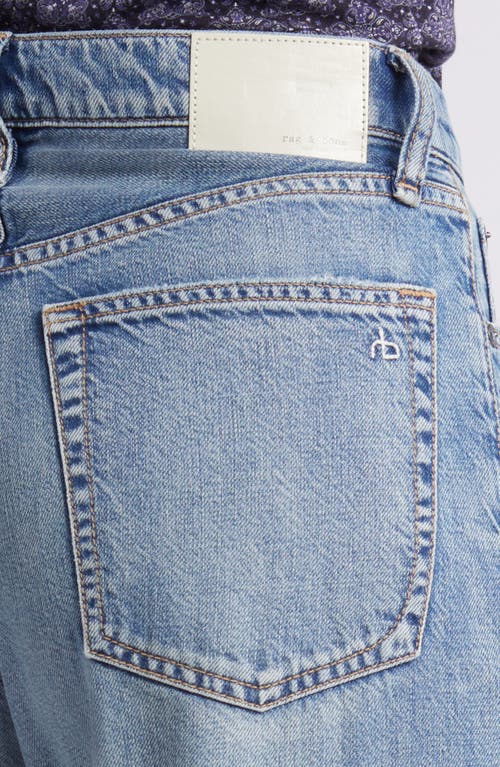 Rag & Bone Womens Beverly Featherweight Sofie Wide-leg High-rise Denim-blend Jeans In Beverly