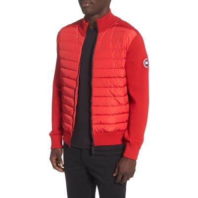 Canada Goose Hybridge 675 Fill Power Down Jacket, Red