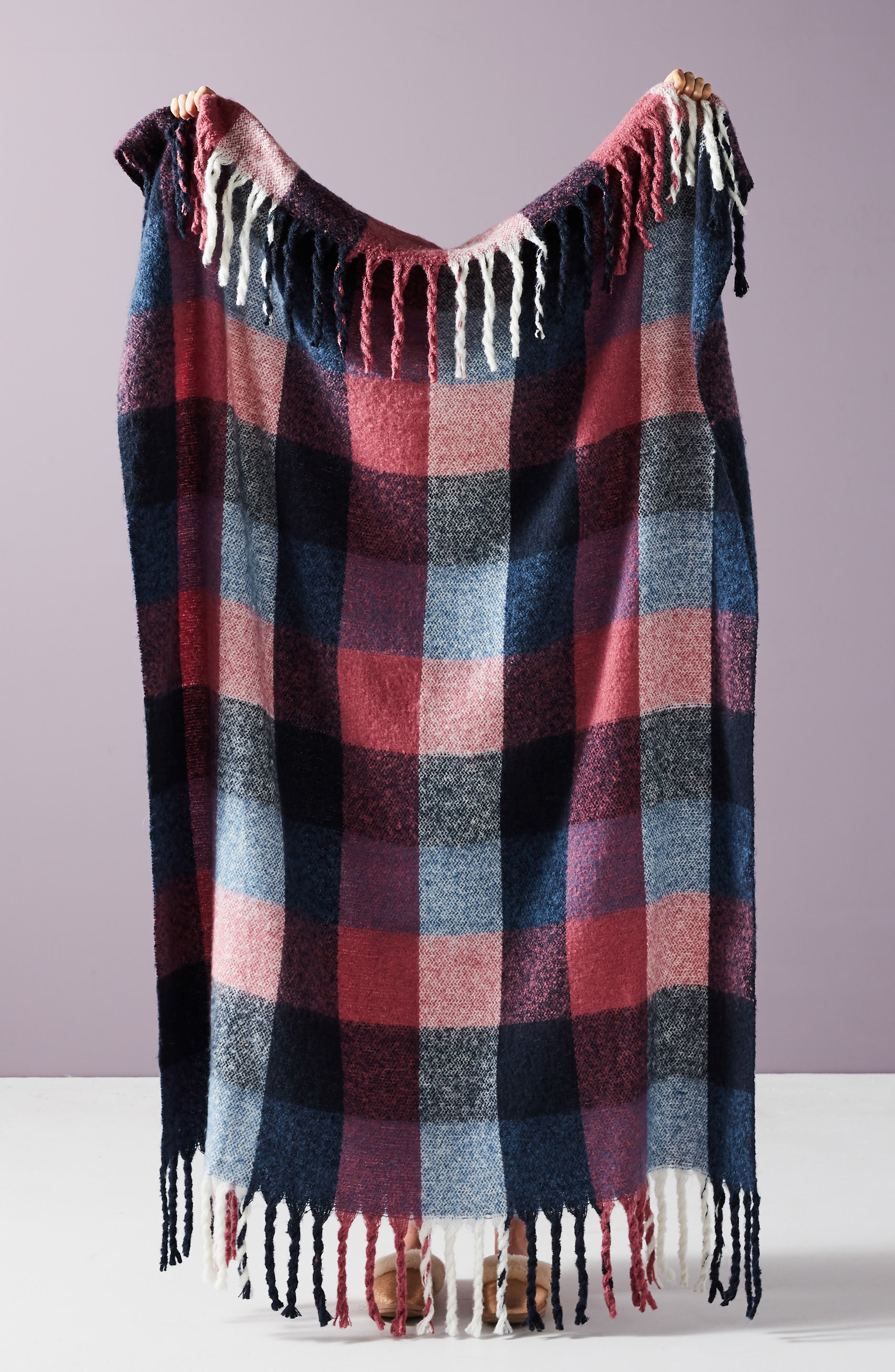 Anthropologie Plaid Throw Blanket Nordstrom