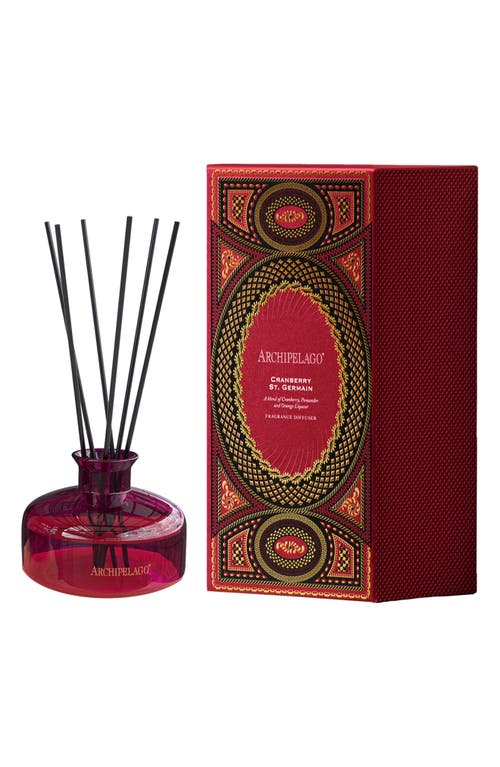 Archipelago Botanicals Cranberry St. Germain Reed Diffuser in Red 