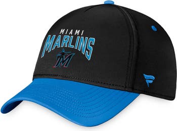 Men's Fanatics Branded Blue Miami Marlins Core Adjustable Hat