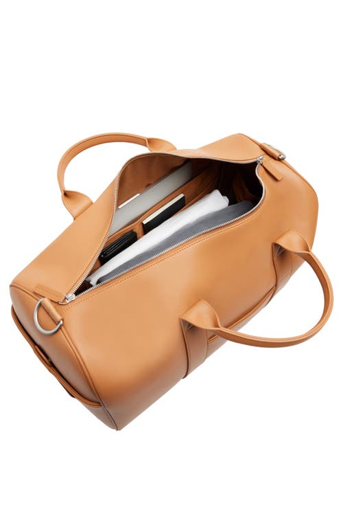 Monos Metro Water Repellent Carry All Duffle Bag In Saddle Tan