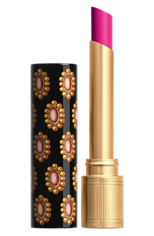 Gucci Rouge de Beauté Brillant Glow & Care Lipstick in 402 Vantine Fuchsia at Nordstrom