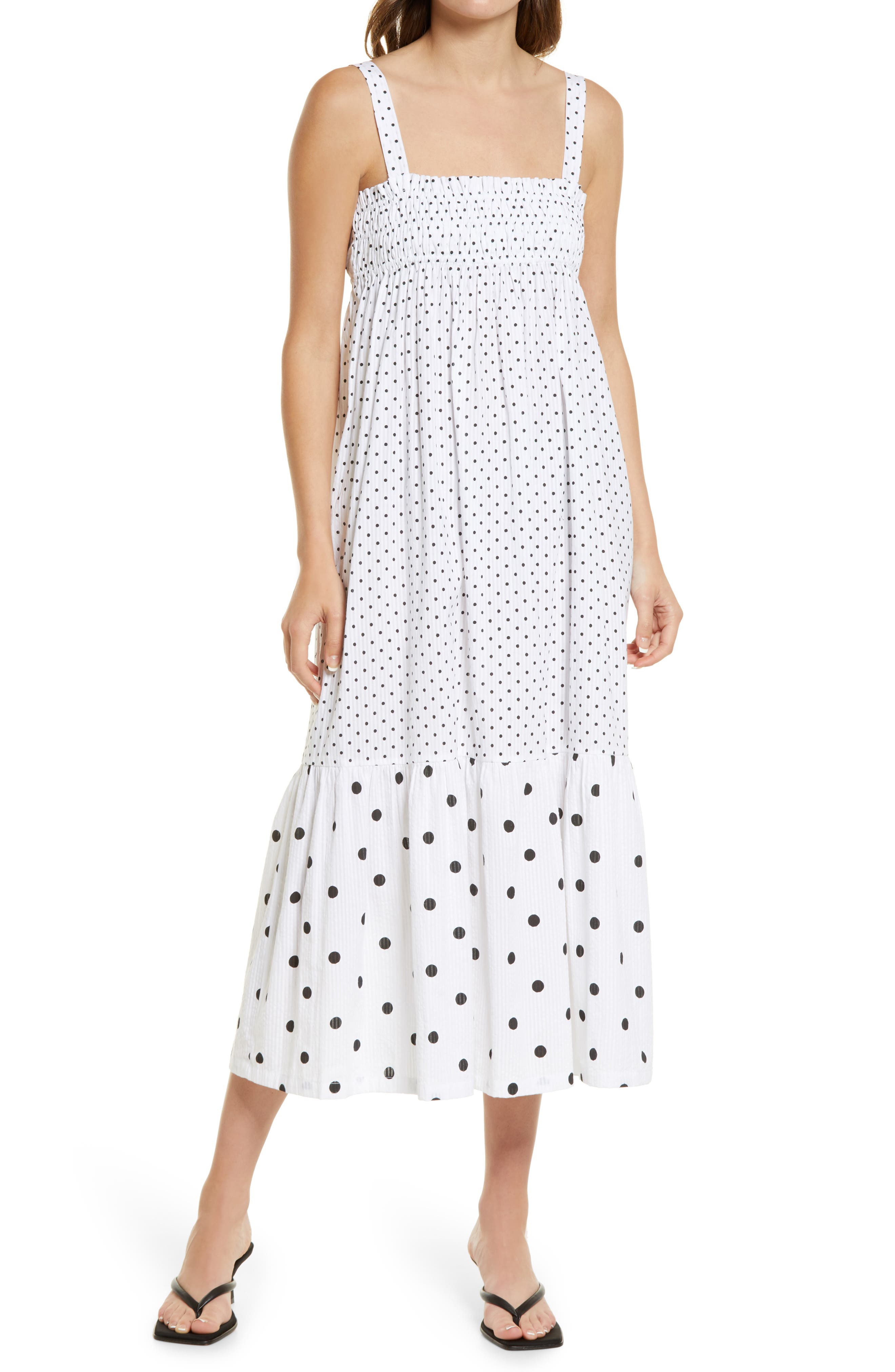 pocket dot dress