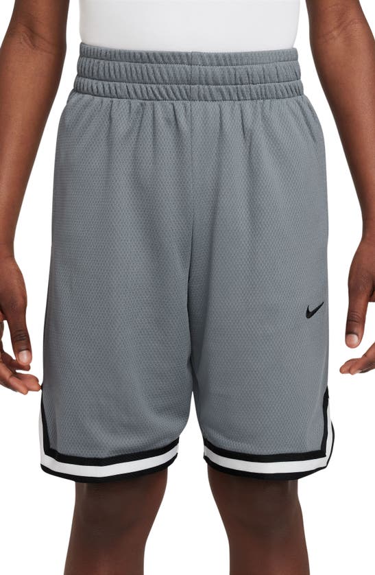 Nike Dri-fit Dna Big Kids' (boys') Basketball Shorts In Grey