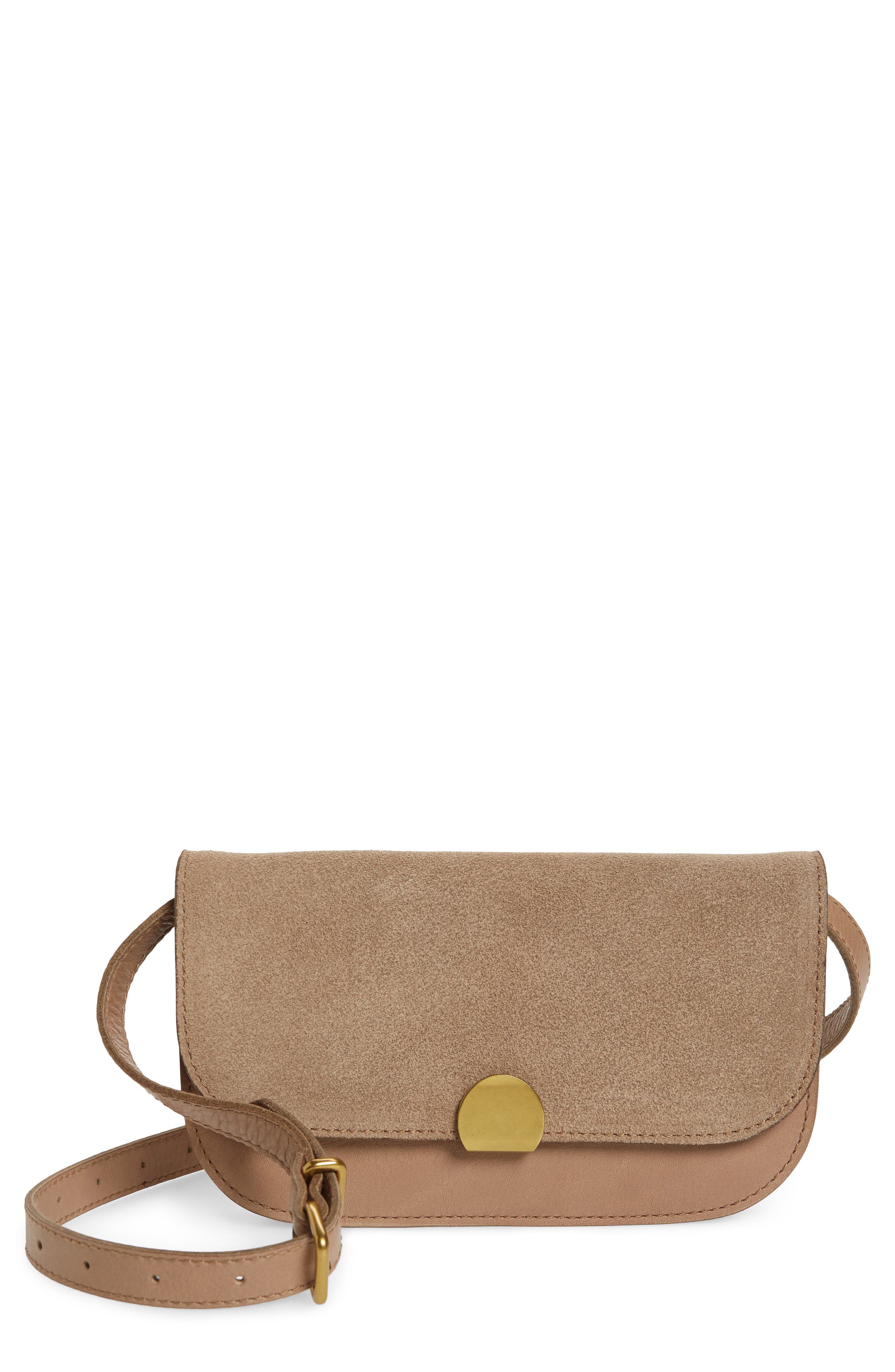 Madewell The Abroad Suede Convertible Crossbody Bag Nordstrom