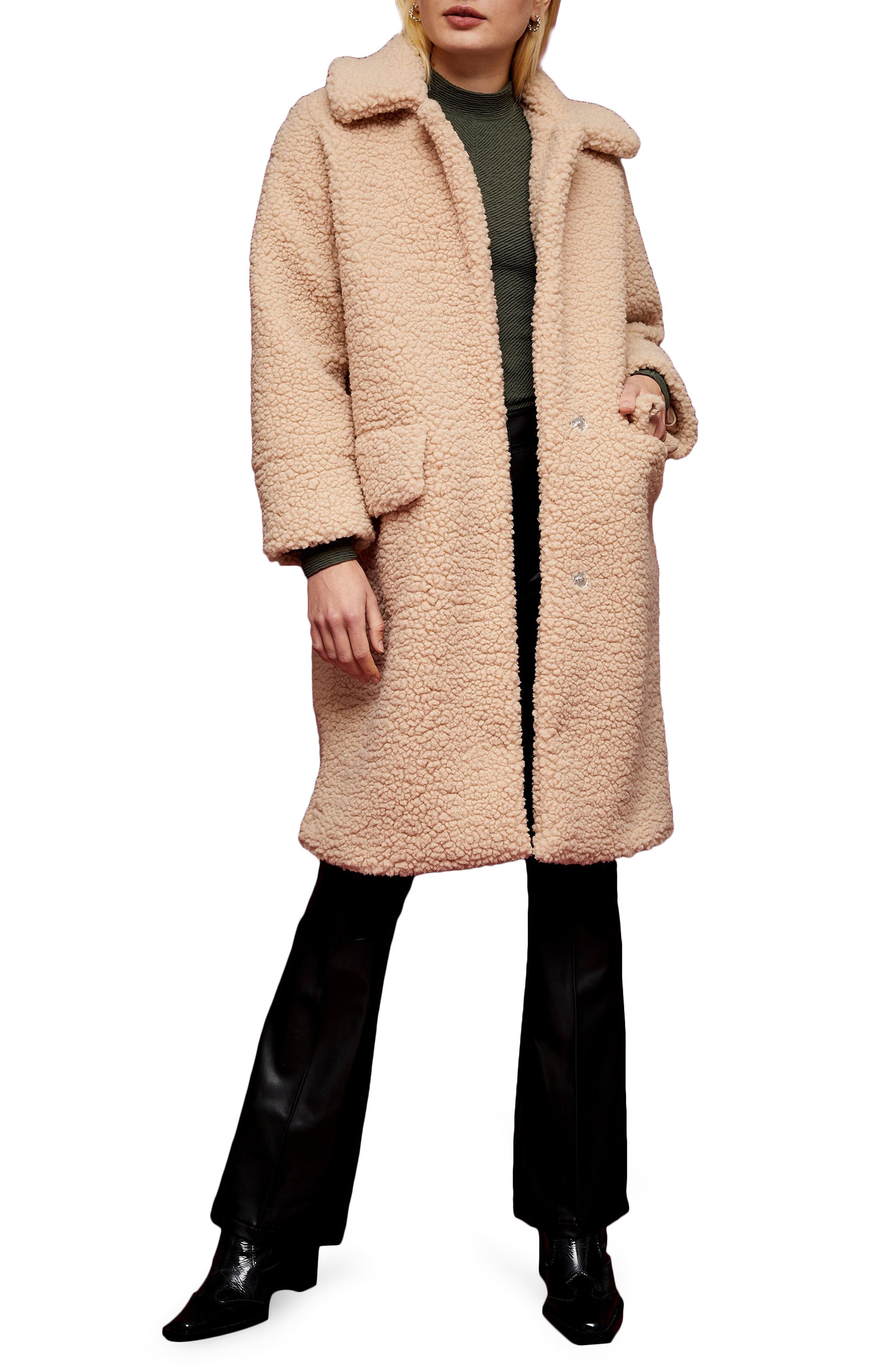 pink sheep coat