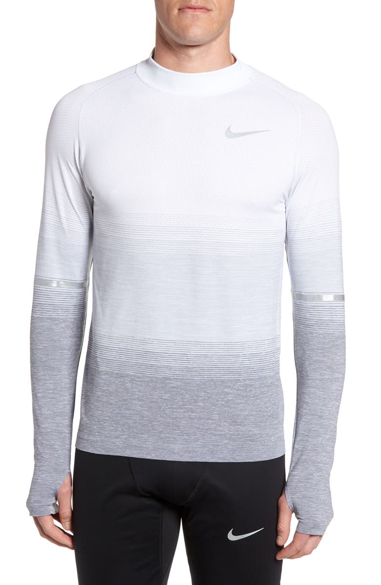 Download Nike Dry Running Mock Neck Long Sleeve T-Shirt | Nordstrom