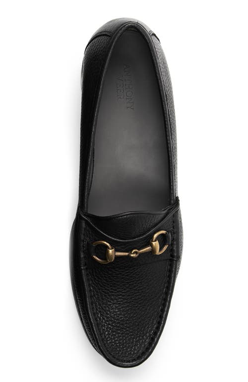 Anthony Veer Lucca Bit Loafer In Black