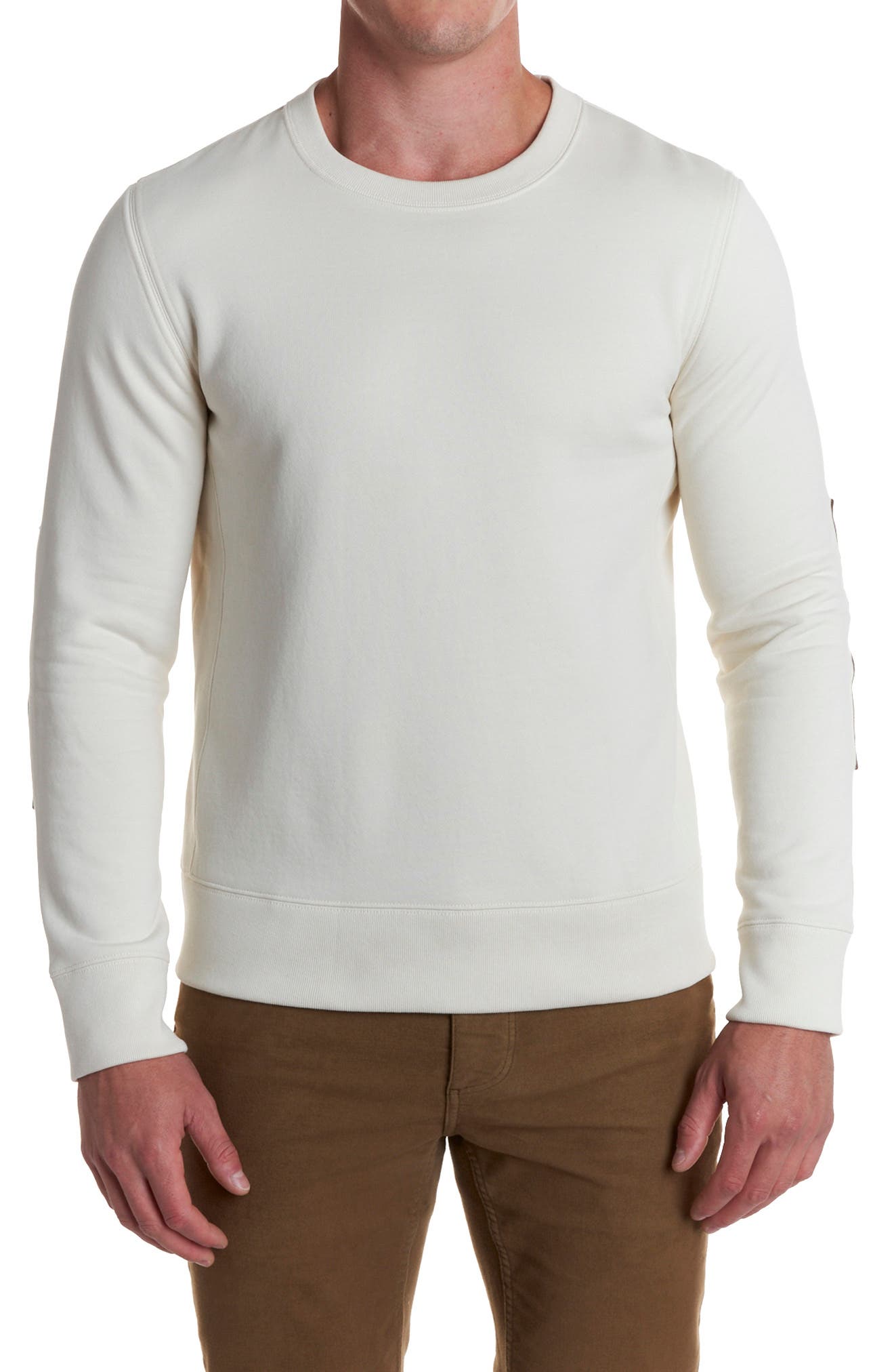 White Crewneck Sweatshirts for Men 