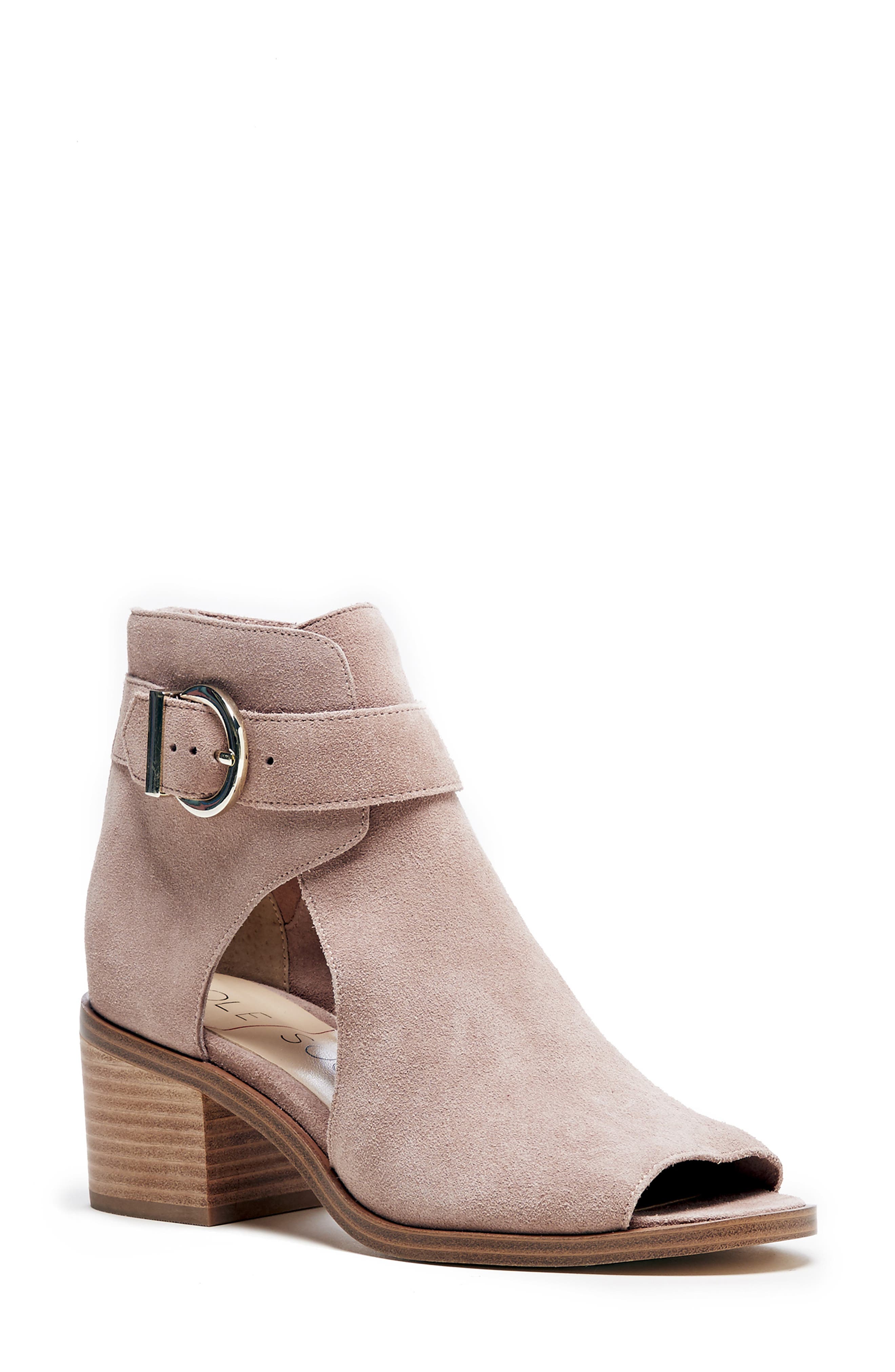 Sole Society Tracy Block Heel Sandal, Pink