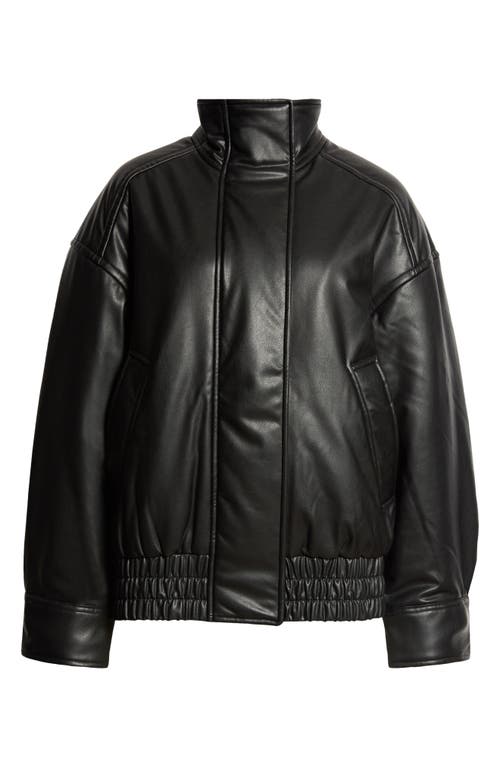 Shop Acne Studios Osmak Faux Leather Jacket In Black