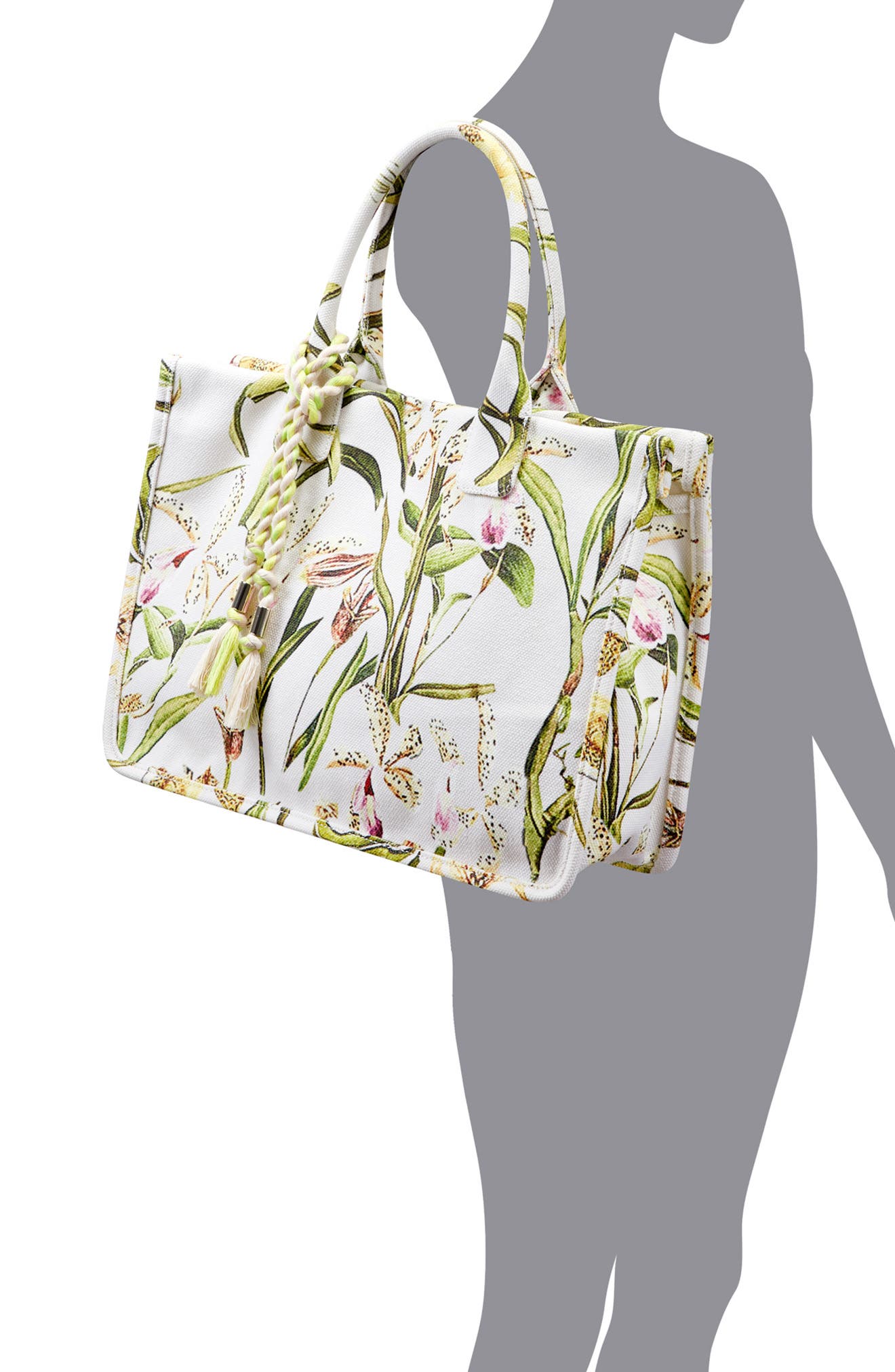 vince camuto orla canvas tote
