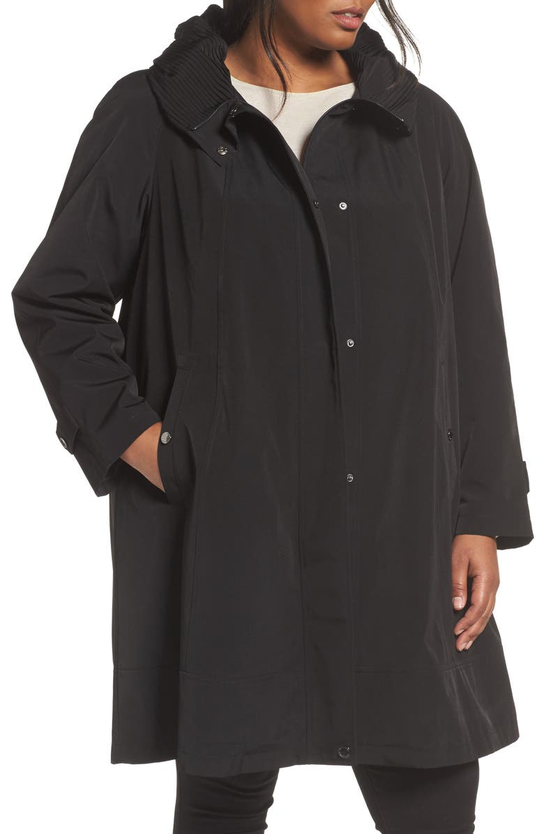 Gallery A-Line Raincoat (Plus Size) | Nordstrom