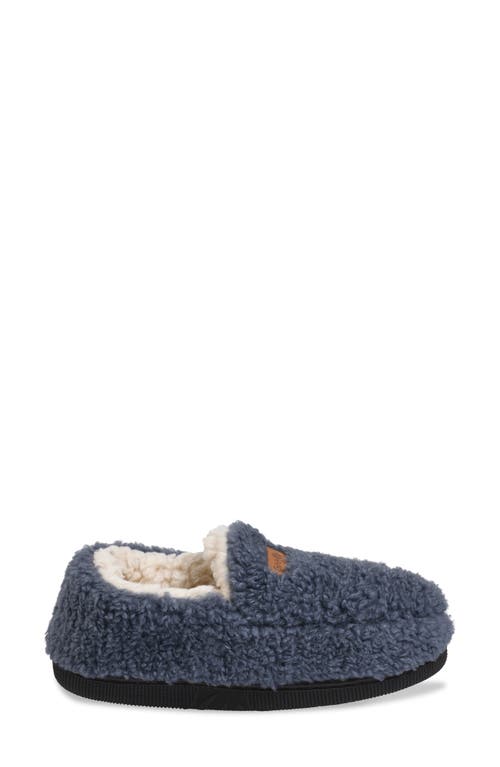 Gaahuu Berber Faux Shearling Lined Slipper In Denim