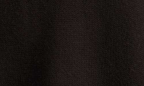 Shop Lucky Brand Cotton Blend Turtleneck Sweater In Dark Black