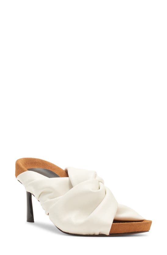 Stella Mccartney Terra Faux Leather Sandal In 9001 White