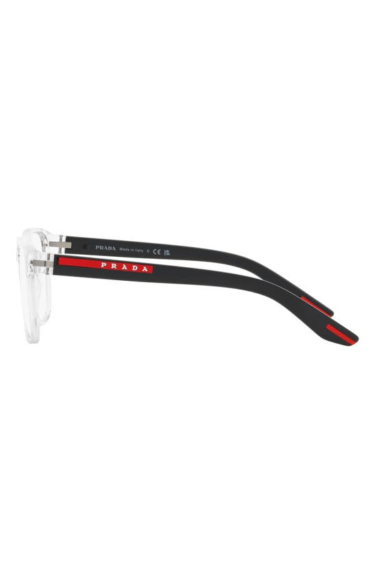 PRADA PRADA LINEA ROSSA 57MM PILLOW OPTICAL GLASSES