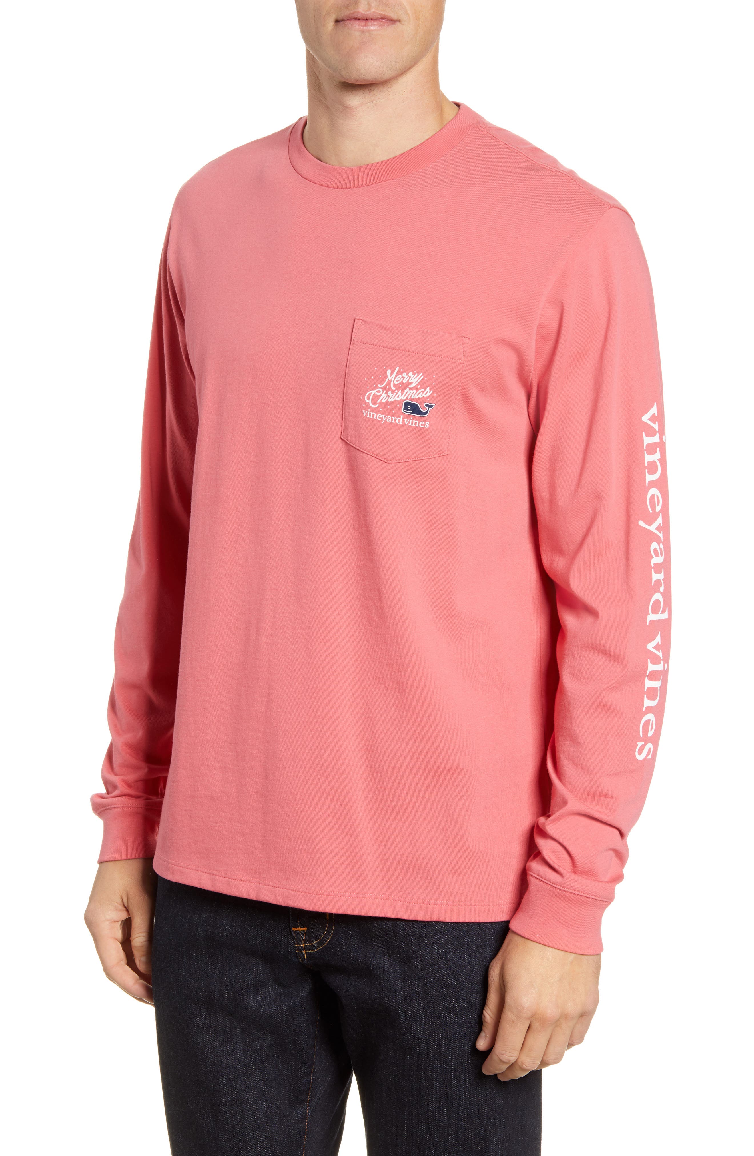 vineyard vines Christmas Tree Pocket TShirt Nordstrom