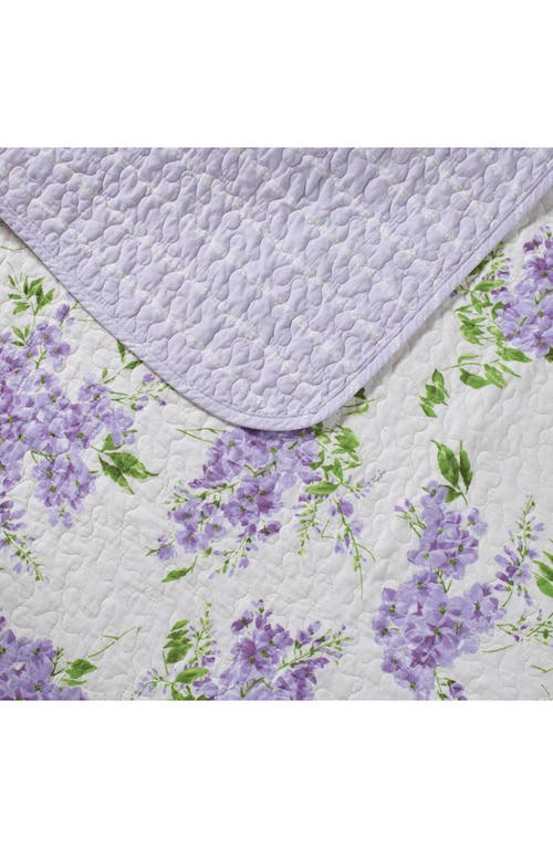 Laura Ashley Keighley Quilt Set In Lilac