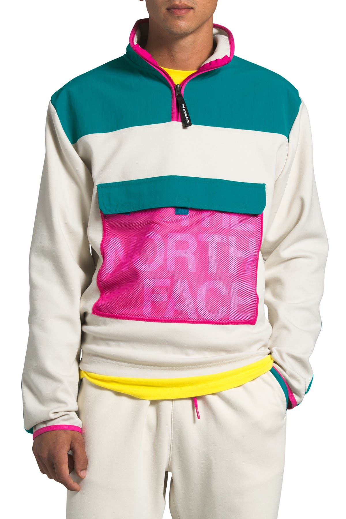 north face colorblock jacket