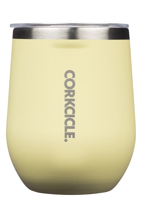 Corkcicle 12-Ounce Insulated Stemless Wine Tumbler in Buttercream