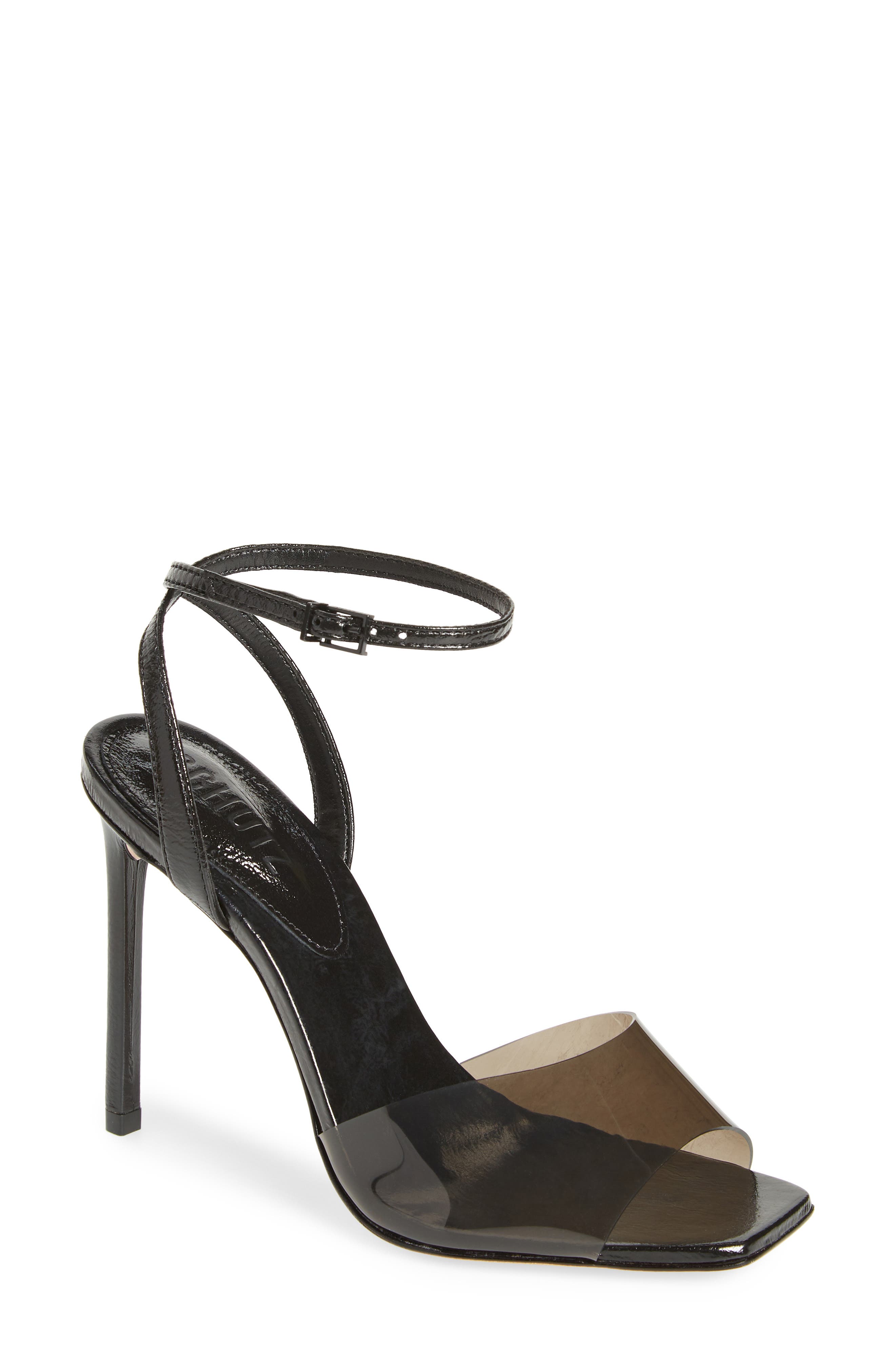 jamili clear ankle strap sandal