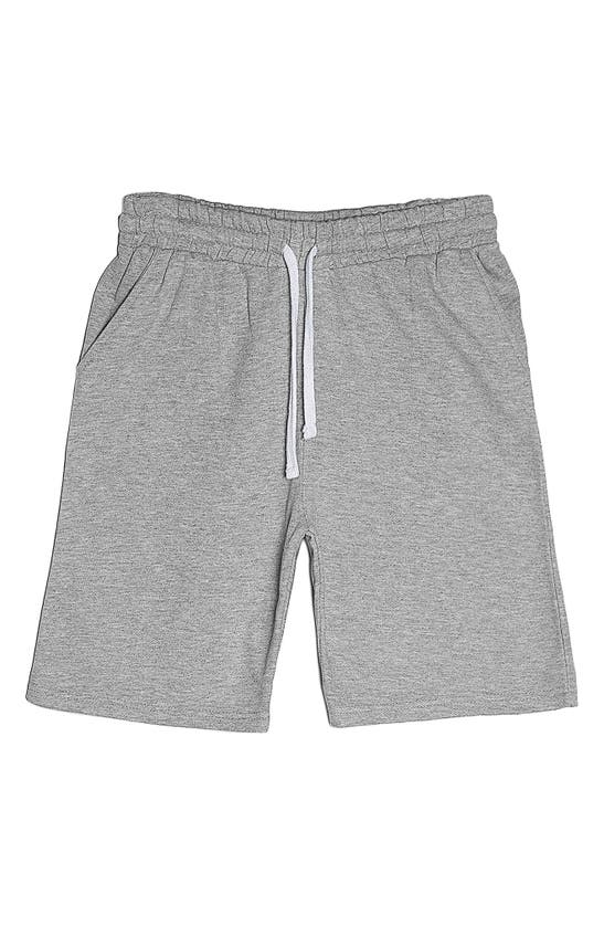 Fleece Factory Core Fleece Shorts In Grey Mix