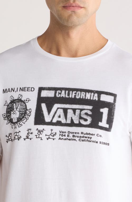 Shop Vans Warehouse Art Ii Graphic T-shirt In White