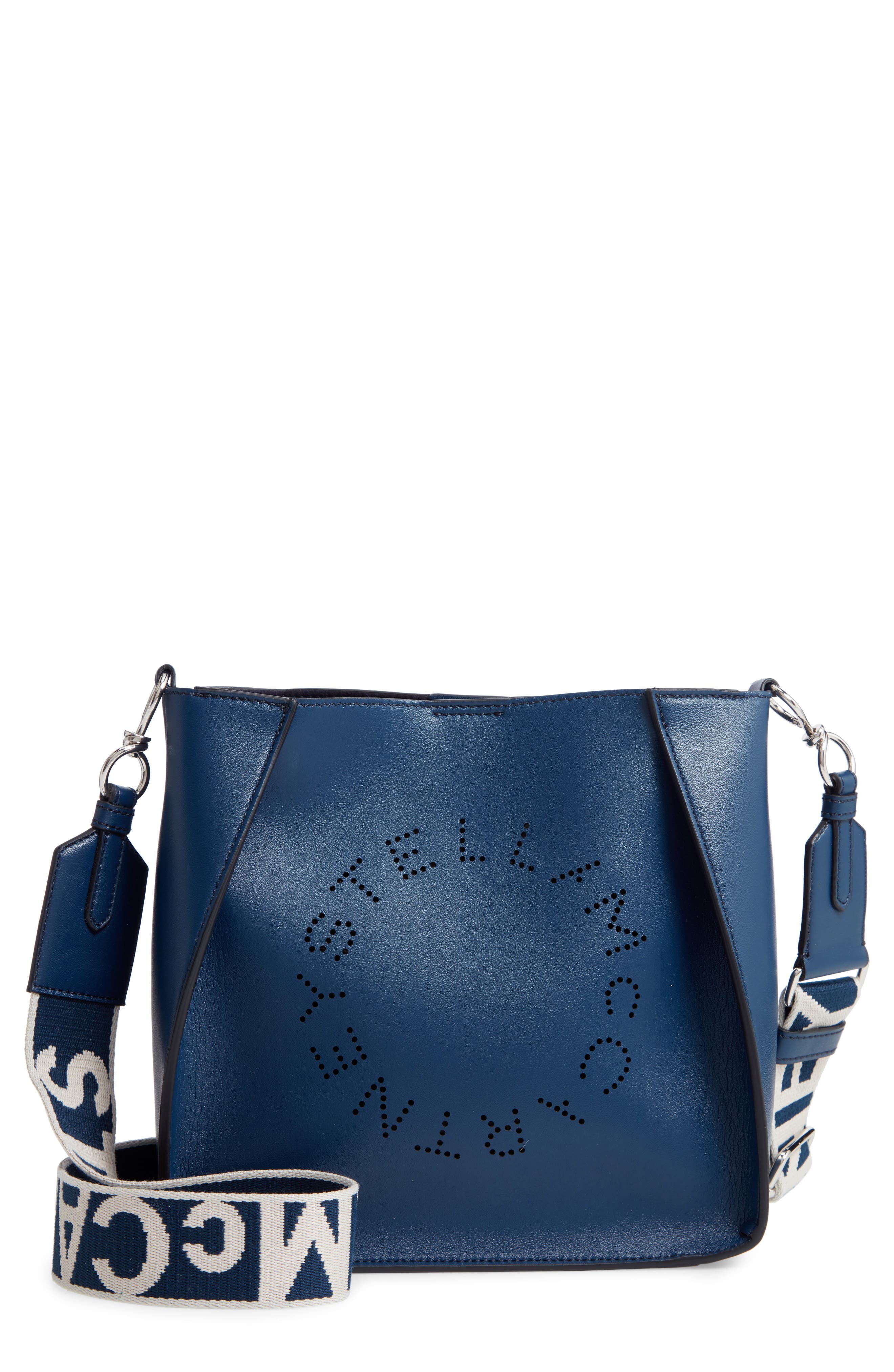 Stella McCartney Perforated Logo Faux Leather Crossbody Bag Nordstrom