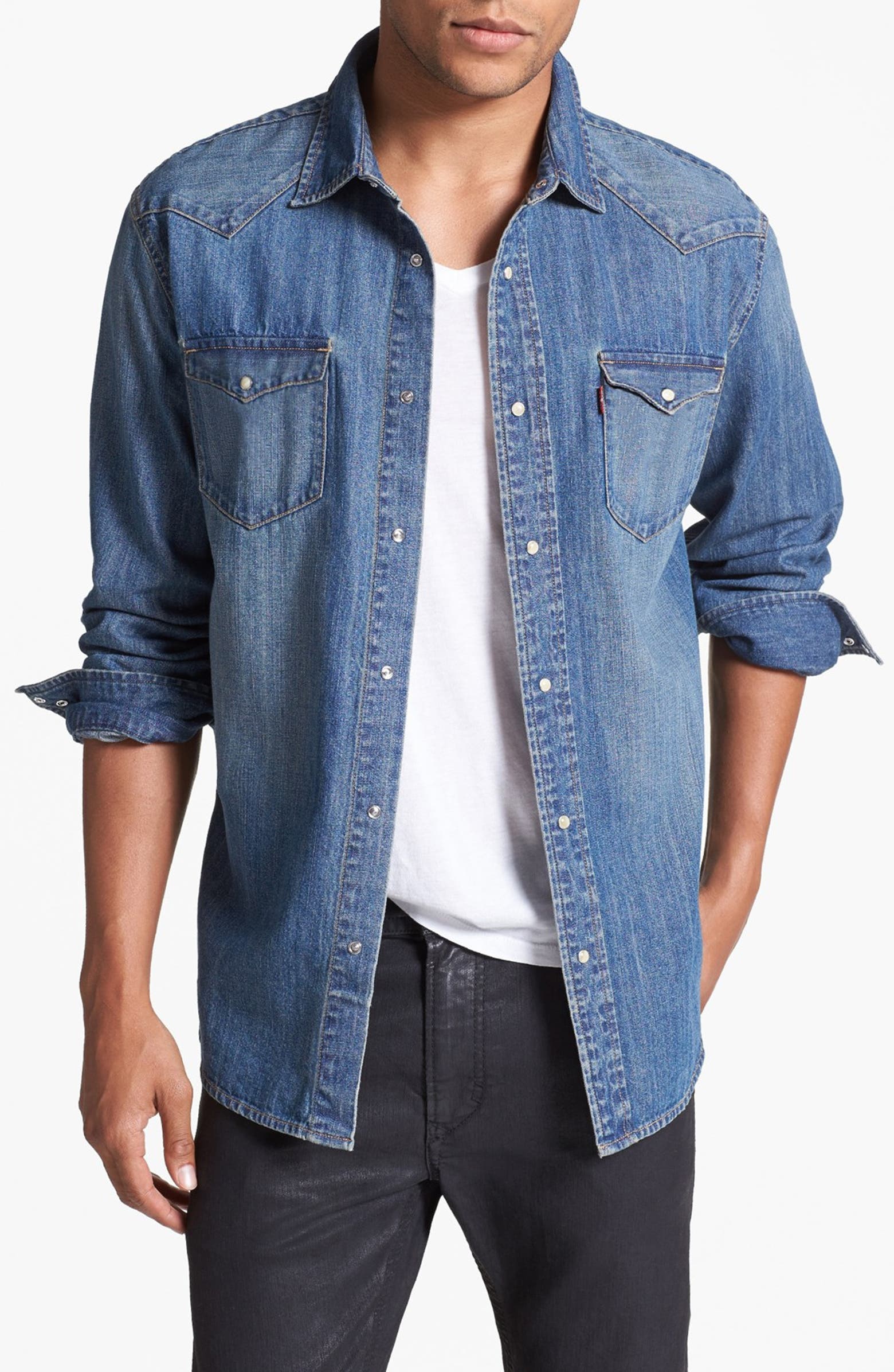 Levi's jeanshemd barstow western Clearance