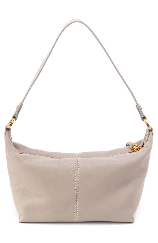 Shop Hobo Laguna Leather Crossbody Bag In Taupe