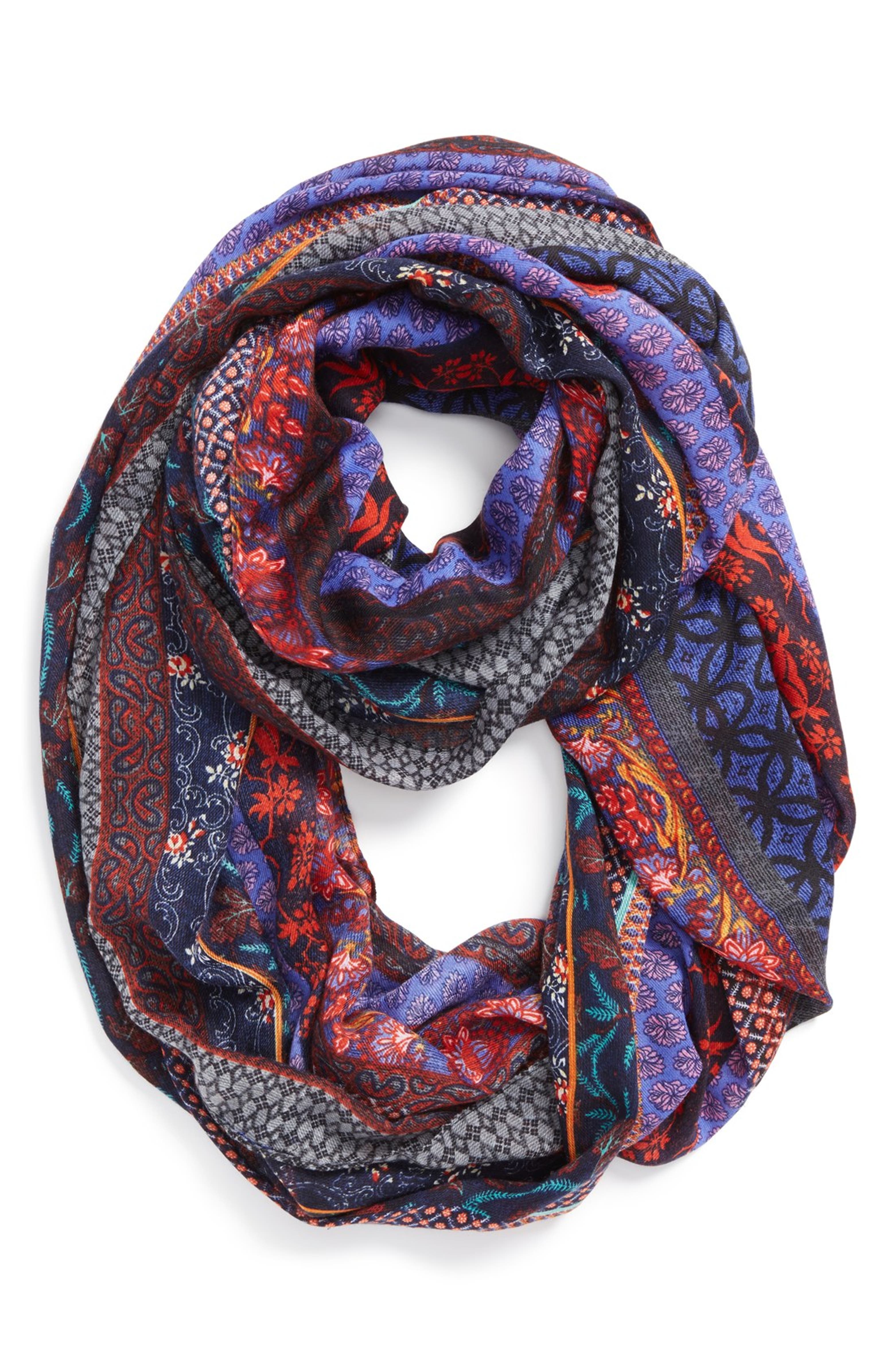 BP. Mixed Pattern Infinity Scarf (Juniors) | Nordstrom