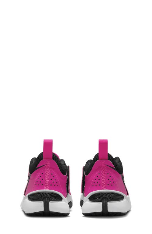 Shop Nike Kids' Team Hustle D 11 Basketball Sneaker In Fierce Pink/black/white