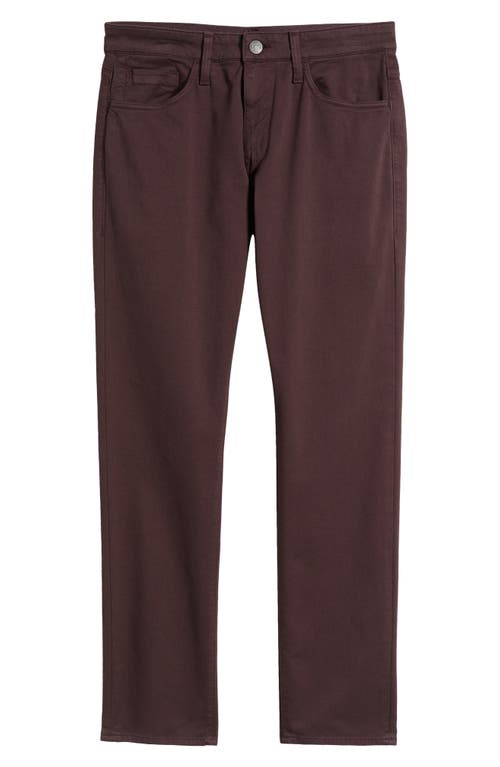 Mavi Jeans Jake Modern Slim Fit 5-pocket Pants In Burgundy Athletic