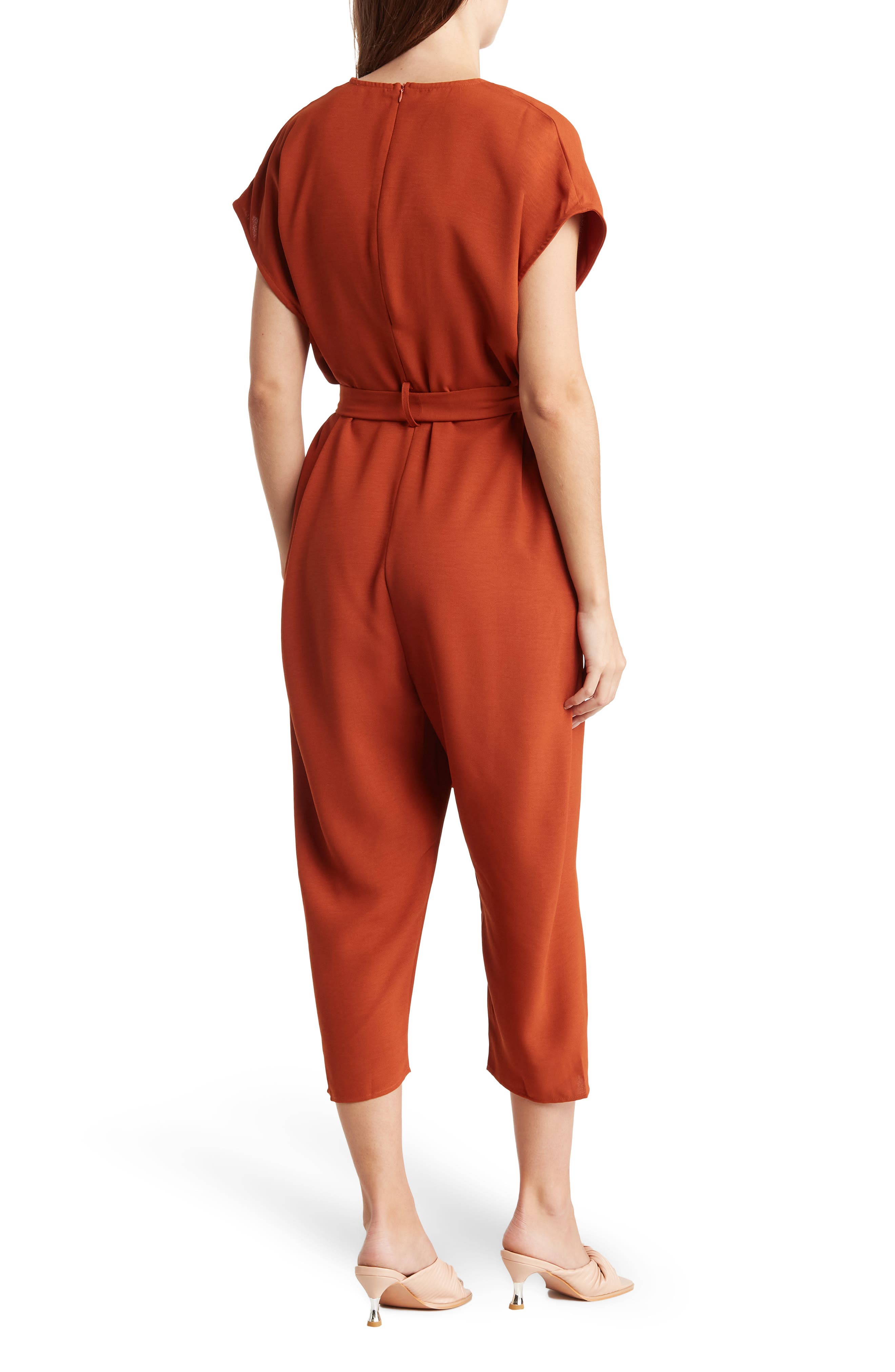 louren ローレン back tie over jumpsuit | www.carmenundmelanie.at