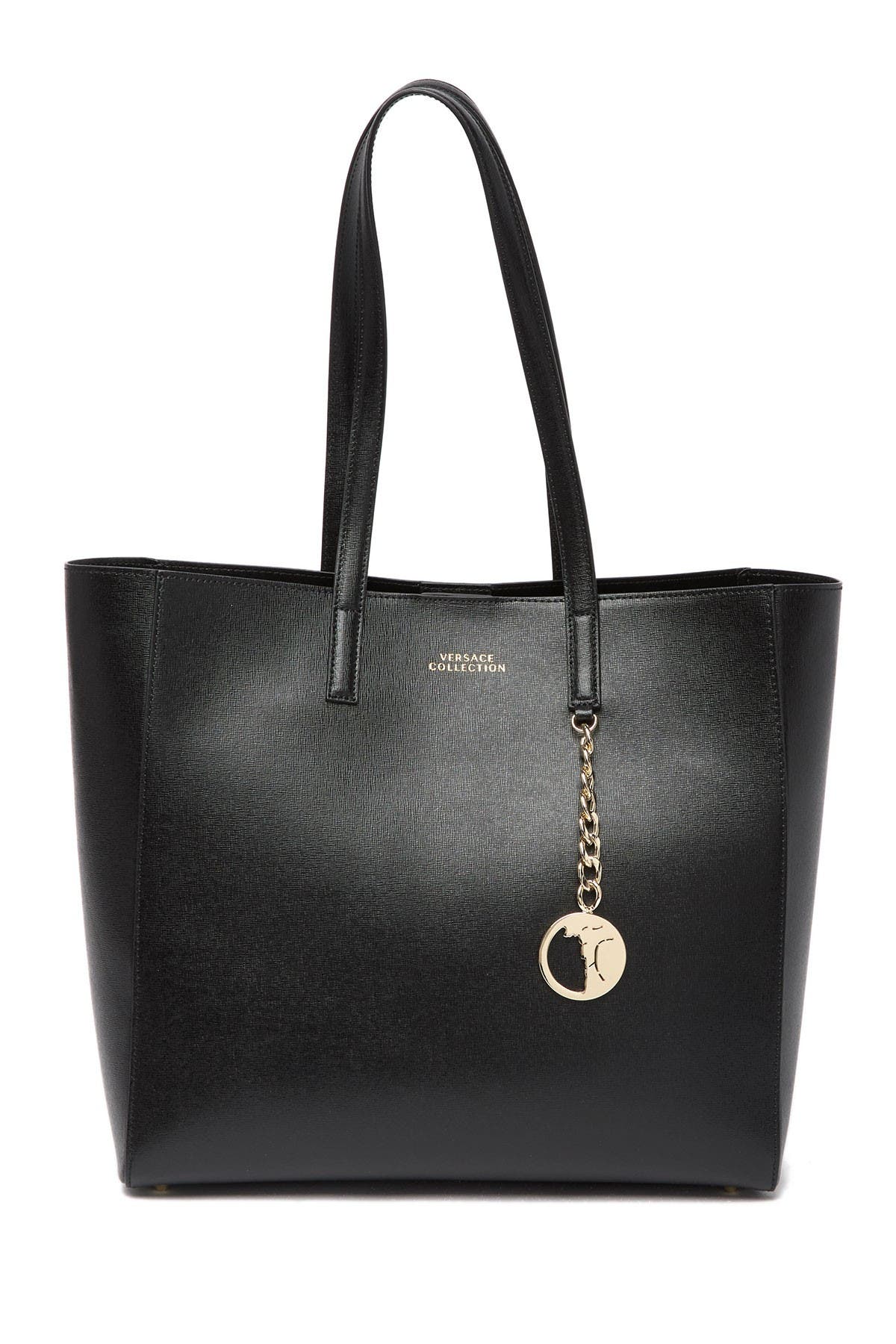 versace saffiano leather satchel