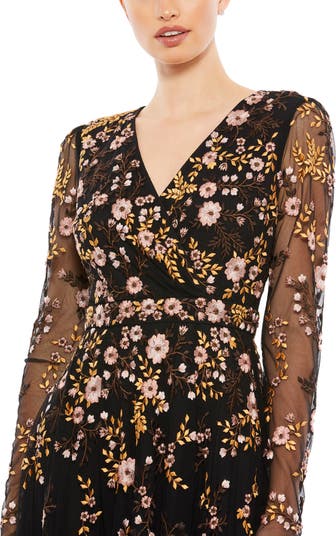 Embroidered 2024 dress nordstrom