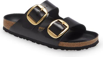 Black with gold buckle