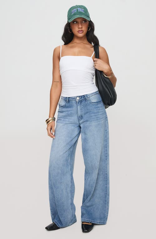 Princess Polly Thatcher Top In White