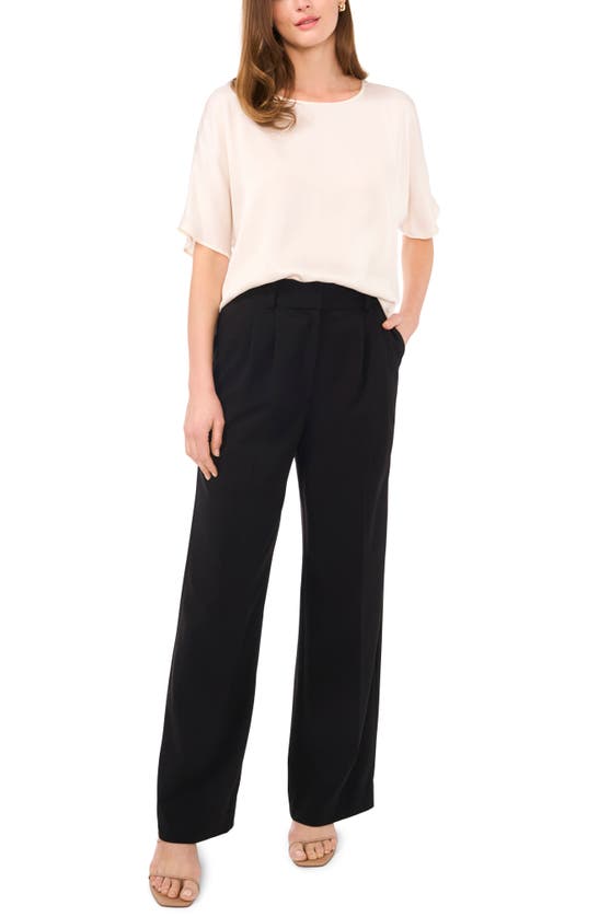 Shop Vince Camuto High-low Baggy T-shirt In New Ivory 103