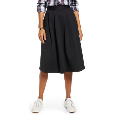1901 Knit Full Skirt, Black