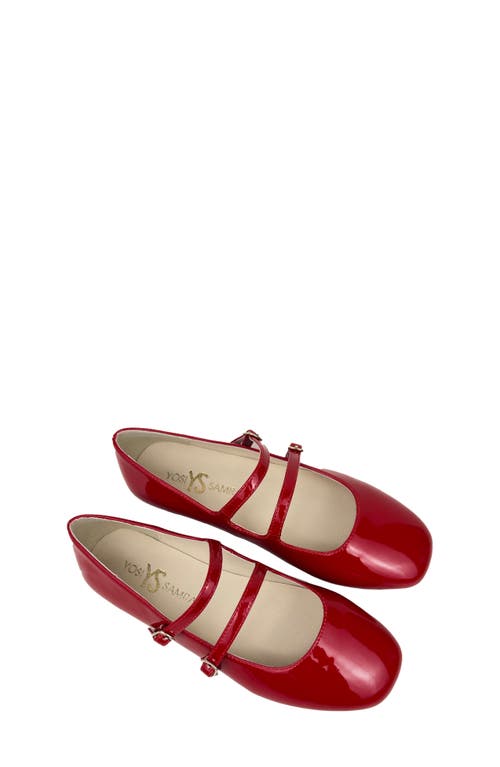 Yosi Samra Kids' Miss Mary Flat in Red 