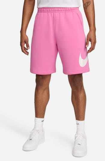 Nike Sportswear Club Shorts In Pink