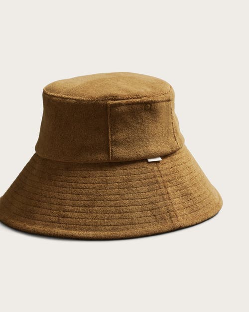 Shop Hemlock Marina Wide Brim Bucket Hat In Coyote Brown