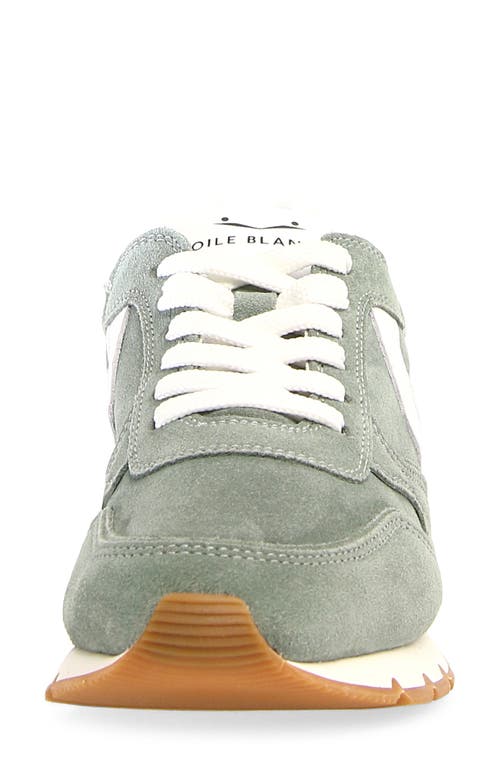 Shop Voile Blanche Julia Sneaker In Sage White