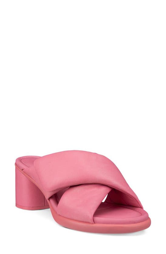 Shop Ecco Sculpted Lx Slide Sandal In Bubblegum