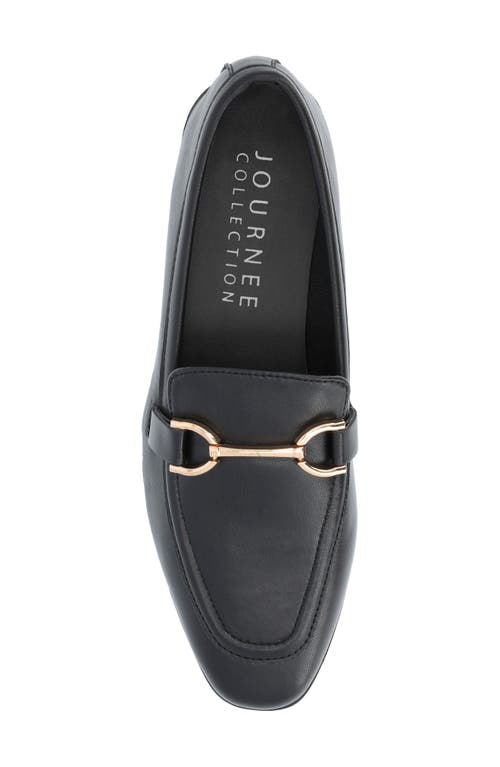 Shop Journee Collection Mizza Horsebit Flat In Black